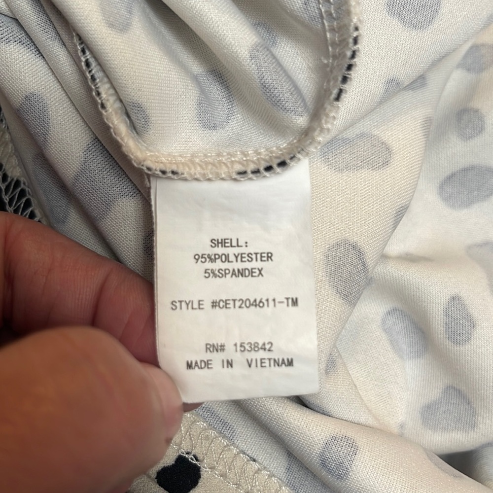 Melloday Zip Back Blouse, Sz Small - Picture 6 of 6